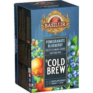 BASILUR Cold Brew Pomegranate Blueberry 20x2g