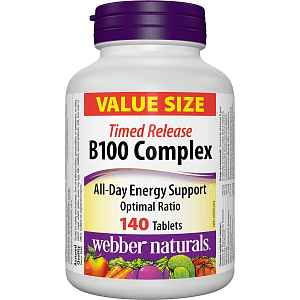 Webber Naturals B100 Complex Timed Release 140 tablet