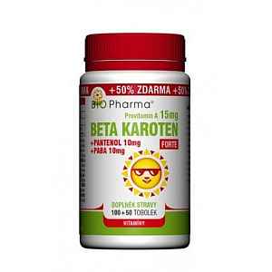 Beta Karot.15mg+Panten.10mg+PABA10mg tob.100+50