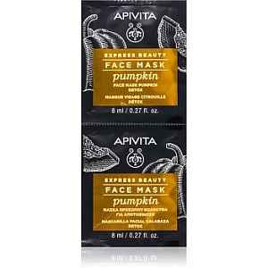 Apivita Express Beauty Pumpkin detoxikační pleťová maska 2 x 8 ml