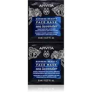 Apivita Express Beauty Sea Lavender hydratační pleťová maska 2 x 8 ml