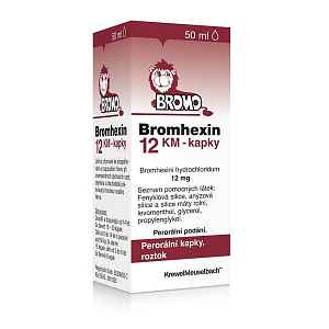 Bromhexin 12 KM kapky 50 ml
