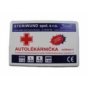 Autolékárnička plast vyhl.č.182/2011 Steriwund
