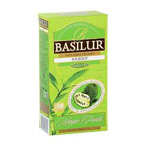 BASILUR Magic Green Soursop zelený čaj 25 sáčků