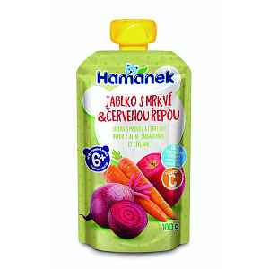 HAMÁNEK Jablko s mrkví & červenou řepou 100 g