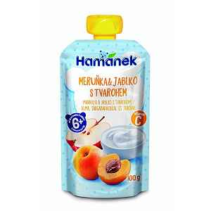 HAMÁNEK Meruňka & jablko s tvarohem 100 g