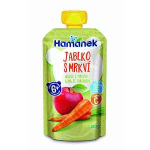 HAMÁNEK Jablko s mrkví 100 g