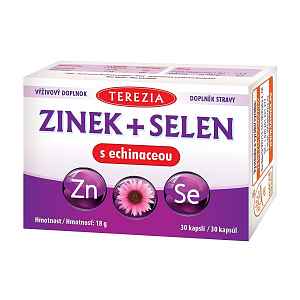 Terezia Zinek + selen s echinaceou 30 kapslí