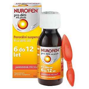 Nurofen pro děti 4% Jahoda 100ml