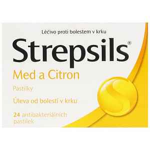 Strepsils Med a Citron orální pastilky 24