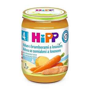 HiPP BABY Karotka s bramborami a lososem 190g