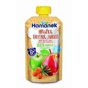HAMÁNEK Hruška, rakytník, jablko 100 g
