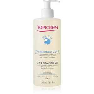 Topicrem BABY My 1st Cleansing Gel 2in1 mycí gel na tělo a vlasy pro děti od narození 500 ml