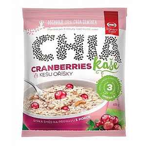 Chia kaše brusinky a kešu oříšky 65g