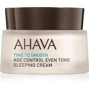 Ahava Time To Smooth rozjasňující noční krém proti prvním známkám stárnutí pleti  50 ml