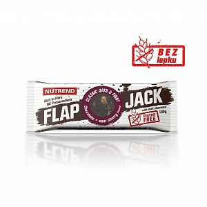 NUTREND FlapJack tyčinka bezlepková čokoláda a višeň s hořkou čokoládou 100 g