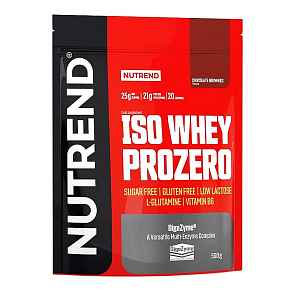 Nutrend ISO Whey prozero čokoládové brownies 500g