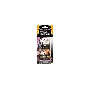YANKEE CANDLE Papírová visačka do auta Černý kokos (Black Coconut) 1 ks
