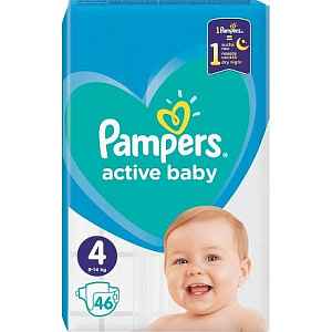 Pampers Active Baby Value Pack Minus S4 46ks