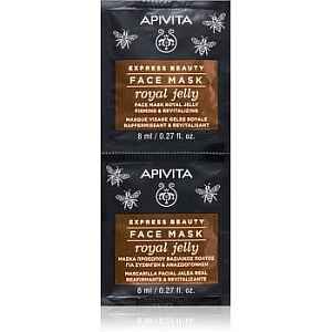 Apivita Express Beauty Royal Jelly revitalizační pleťová maska se zpevňujícím účinkem 2 x 8 ml