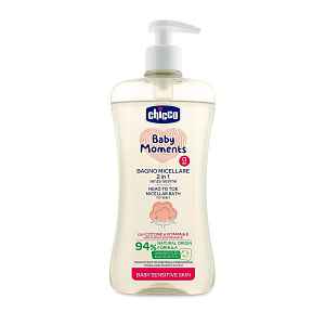 CHICCO Šampon micelární na vlasy a tělo s dávkovačem Sensitive 500 ml