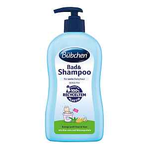BÜBCHEN Baby koupel a šampon s dávkovačem 400 ml