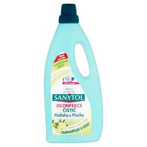 SANYTOL Dezinfekce univerzální čistič podlahy a plochy Citrón&Olivové lístky 1000 ml