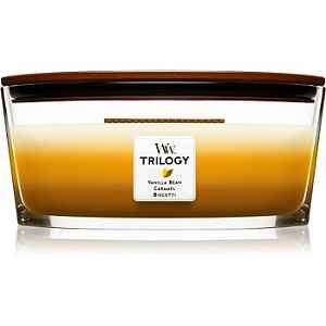 Woodwick Trilogy Café Sweets vonná svíčka s dřevěným knotem (hearthwick) 453,6 g