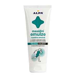 Alpa masážní emulze chladivá s mentolem 210 ml
