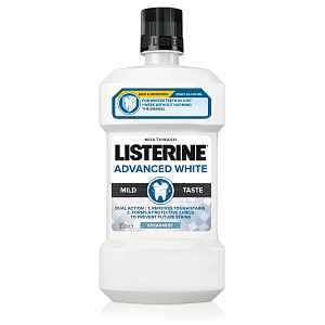 Listerine Advanced White Mild Taste ústní voda 500 ml