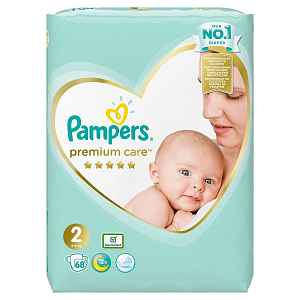 PAMPERS Premium Care 2 MINI 4-8kg  68 ks