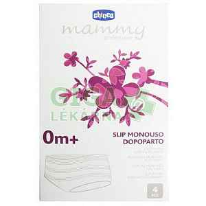 Chicco elastické síťované kalhotky 4ks/bal