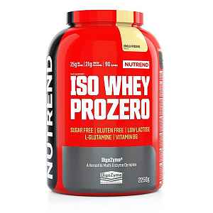Nutrend ISO Whey prozero pudinková vanilka 2250g