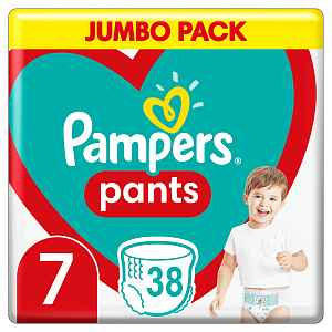 Pampers Pants S7 17kg+, 38ks