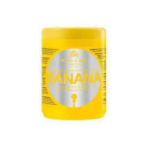 KALLOS Banánová posilující maska obsahující komplex vitamínů (Banana hair mask with multi-vitamin komplex) 1000 ml