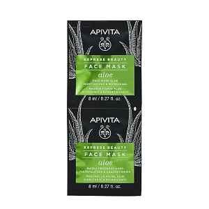 APIVITA Express Beauty Aloe pleťová maska 2x8 ml