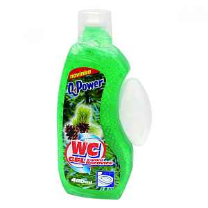 Q power wc gel 400ml borovice(zelený)