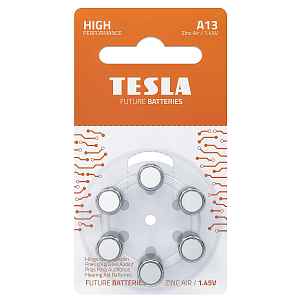 TESLA Baterie do naslouchadel A13 PR48 6 ks