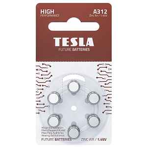TESLA Baterie do naslouchadel A312 PR41 6 ks