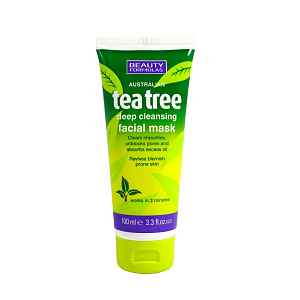 Beauty Formulas Tea tree hloubkově čistící maska na pleť 100ml