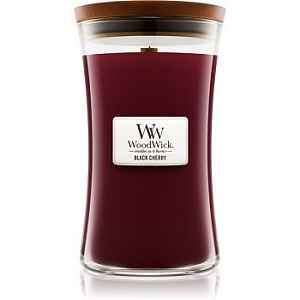 Woodwick Black Cherry vonná svíčka 609,5 g s dřevěným knotem