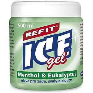 Refit Ice masážní gel s eukalyptem 500ml zelený