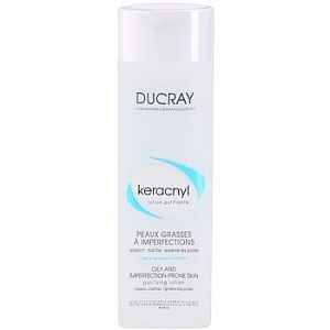 Ducray Keracnyl čisticí voda pro mastnou a problematickou pleť  200 ml