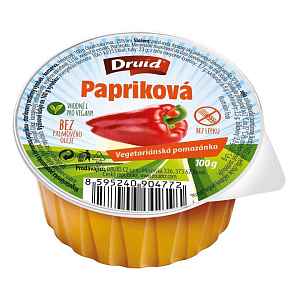 Veg. pomazánka s červenou paprikou DRUID 100g