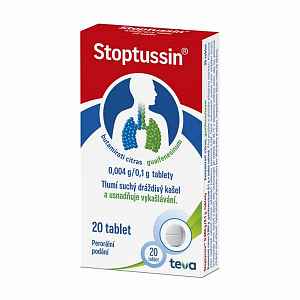 STOPTUSSIN TABLETY 20 Tablety