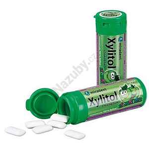 Miradent Xylitol DĚTSKÉ žvýkačky JABLKO 30 ks
