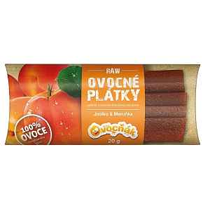 OVOCŇÁK plátky Jablko-Meruňka 20g