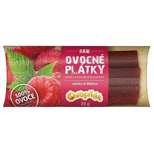 OVOCŇÁK plátky Jablko-Malina 20g