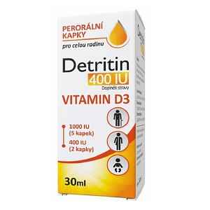 DETRITIN 400 IU vitamin D3 kapky 30 ml