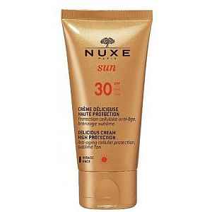 Nuxe Sun Delikátní opalovací krém na obličej SPF 30 Delicious Cream High Protection 50ml